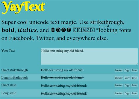 yaytext facebook|facebook text generator.
